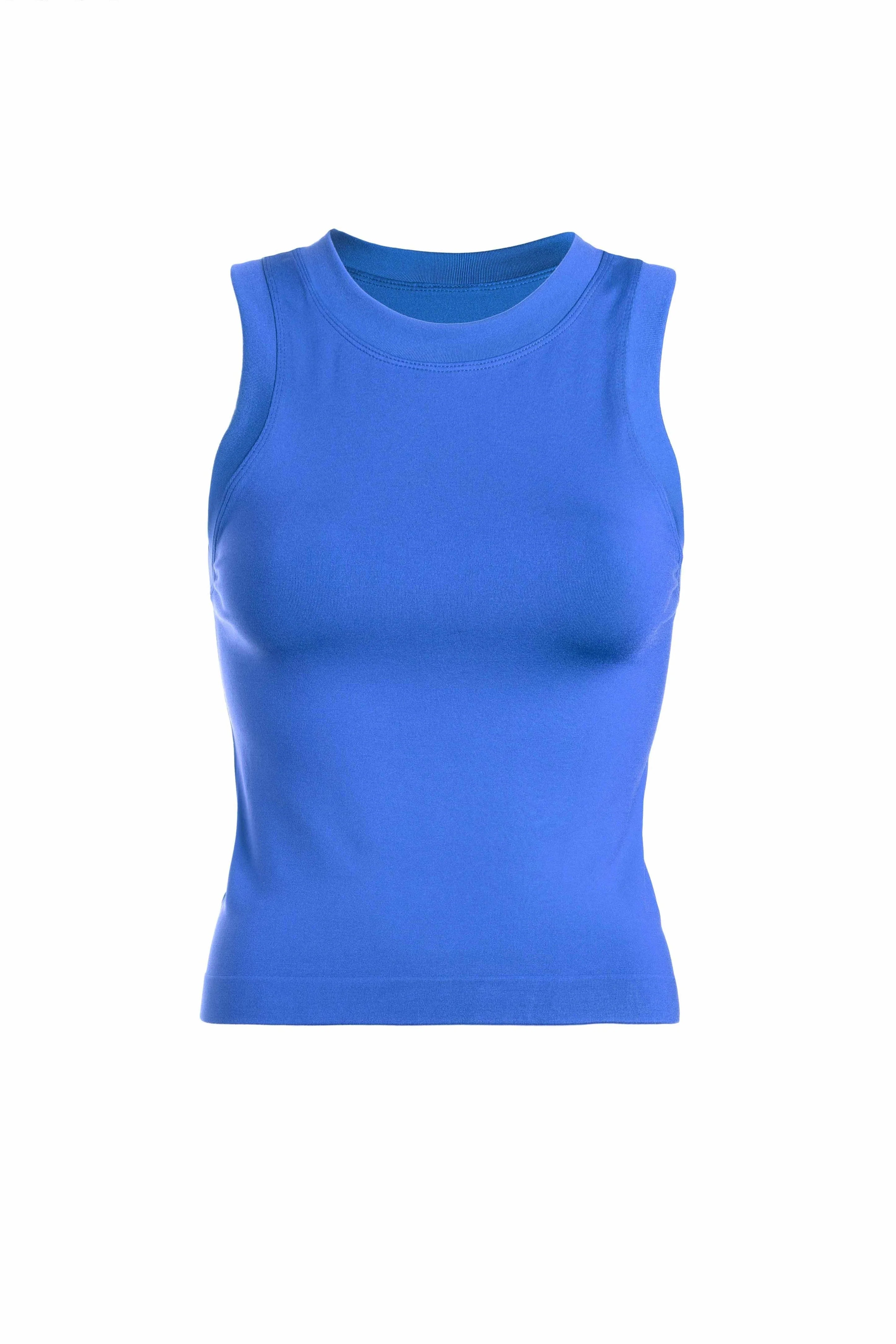 Smooth Royal Blue Basic Top