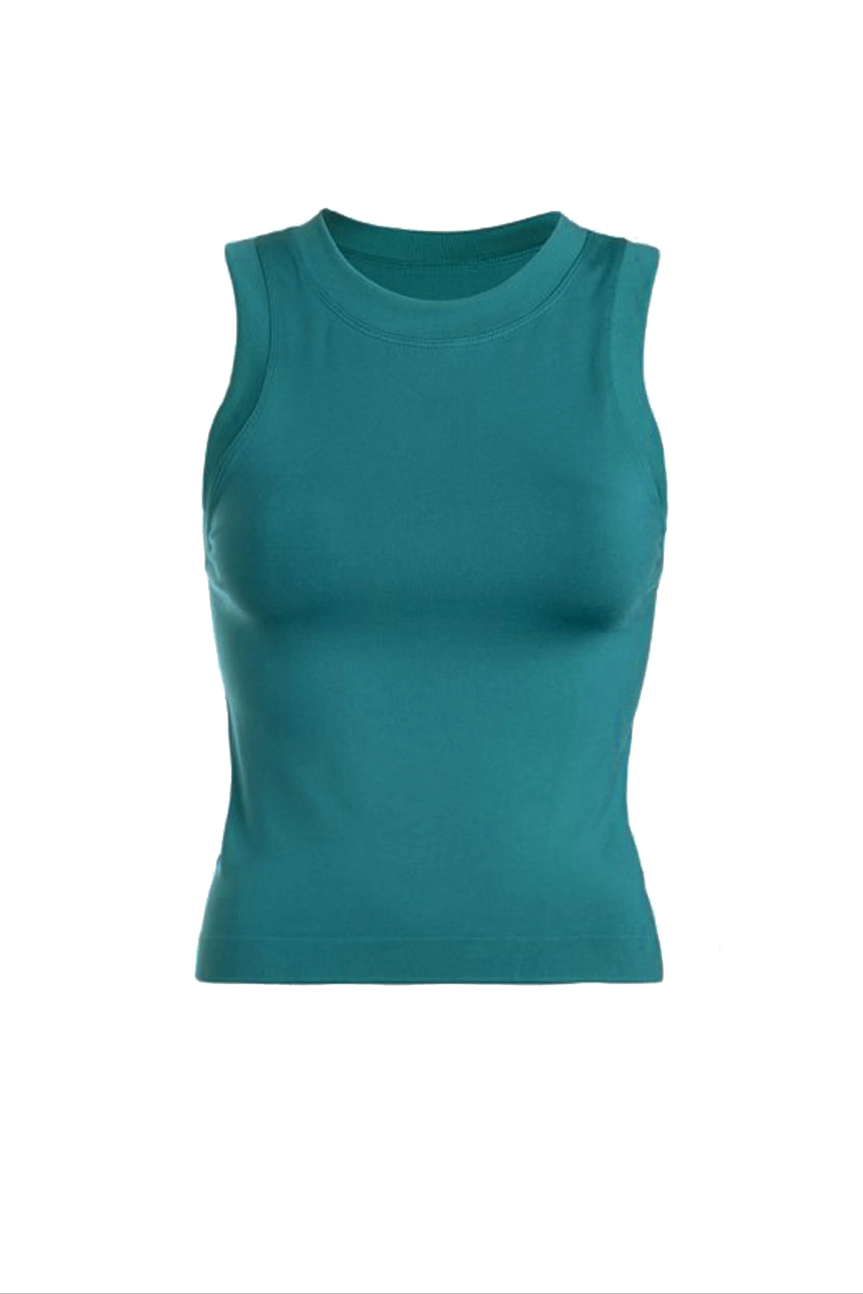 Smooth Teal Basic Top